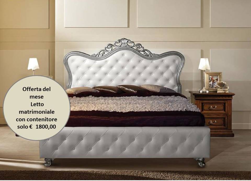 letto margherita foglia argento