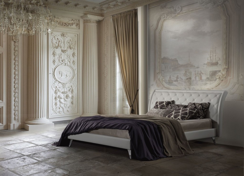 letto charme classico matrimoniale pelle ecopelle