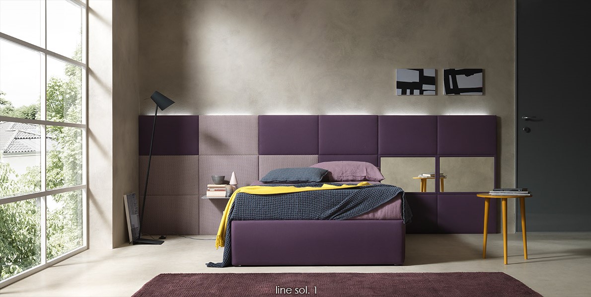 pannello a muro per camera da letto dual collection by Bolzan letti